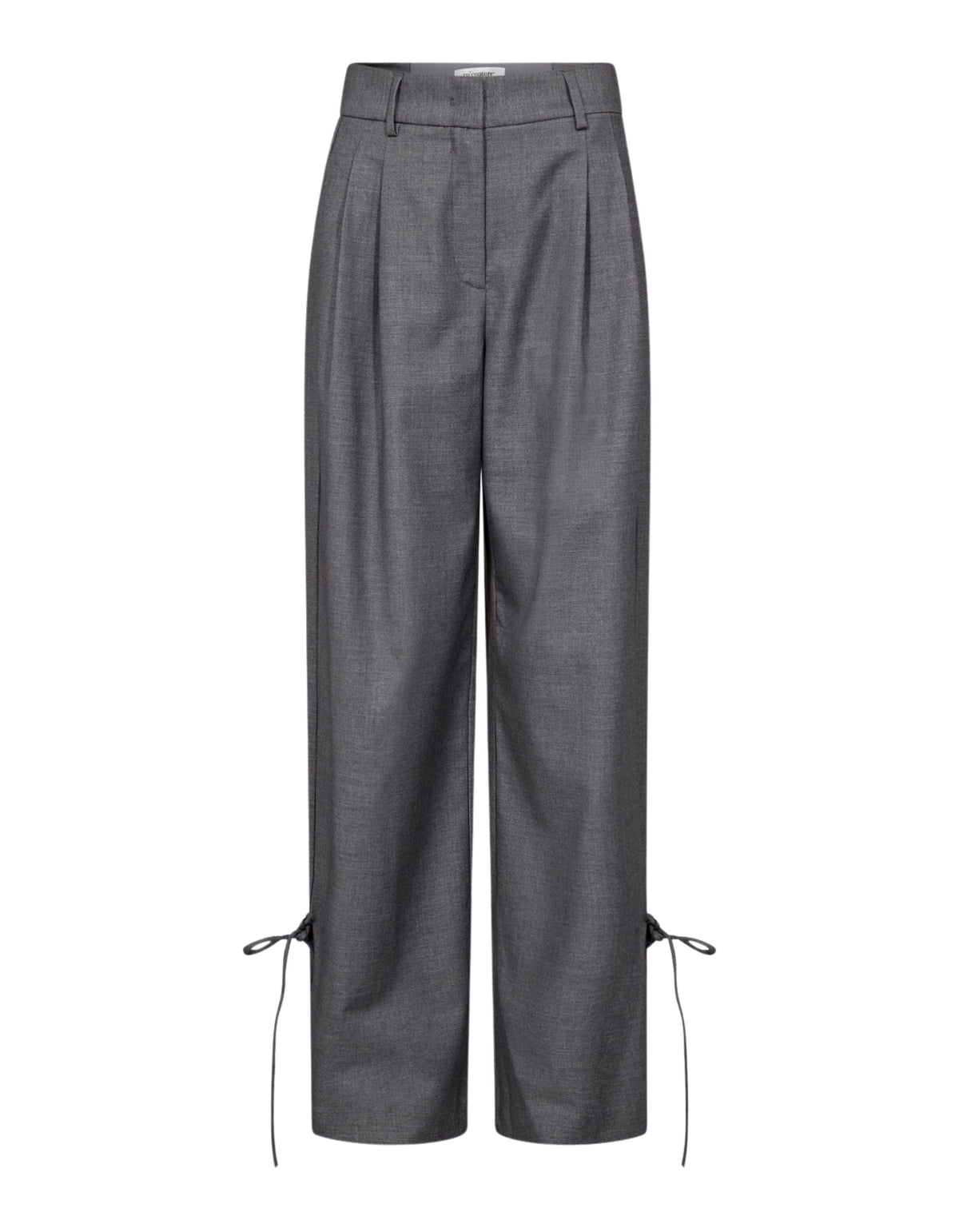 Co'couture Wide-Leg Tailored Trousers – Grey