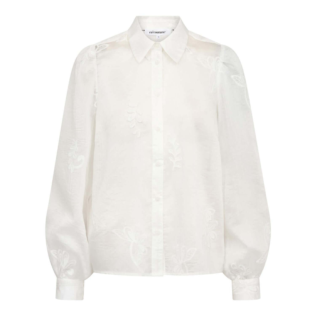 Co'couture Novin CC Embroidered Shirt – Off White