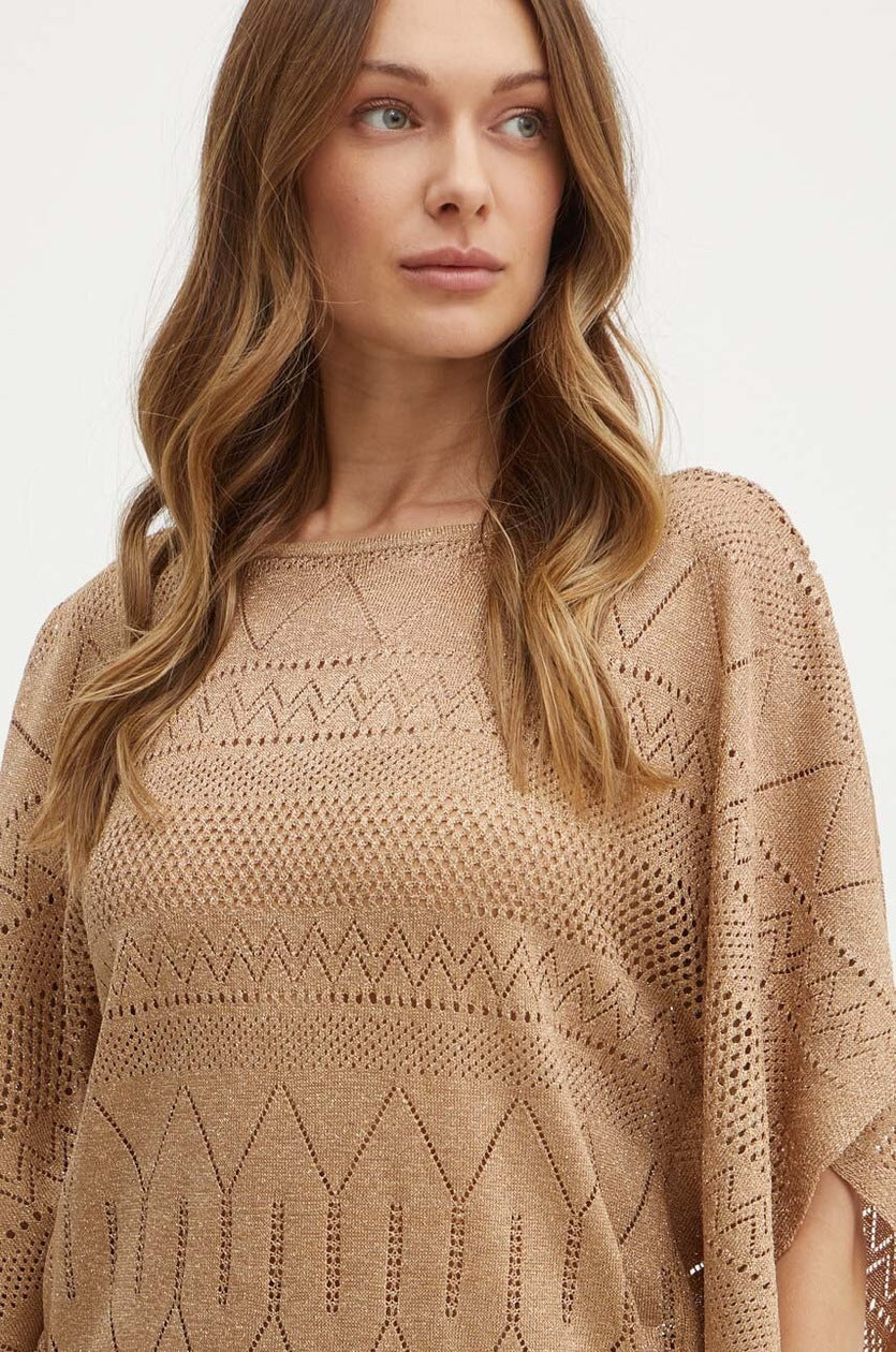 Marciano by Guess Hydra Ruha in elegant ecru, knitted sweater for women's fashion, perfect as a dressy top in designer clothing.