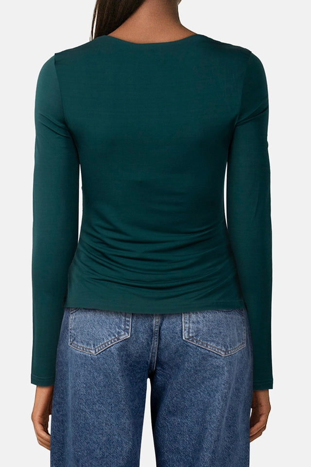 Marciano by Guess – Maty Long-Sleeve Top, Fern Moss Green