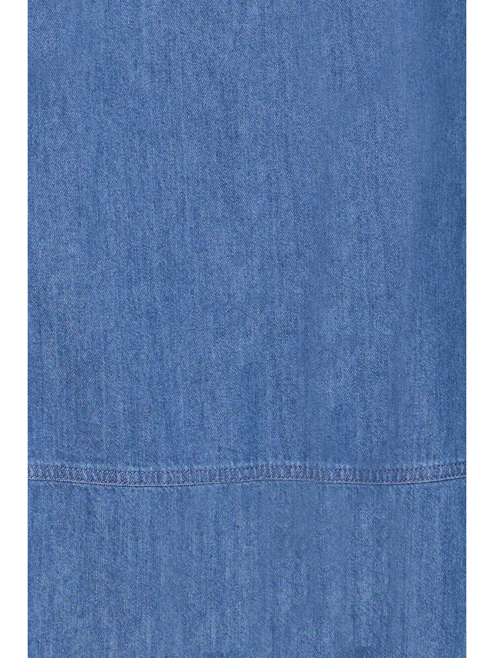b.young Bykairon chambray A-vonalú ruha – középkék