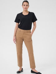 Kaffe KAmette High-Waisted Chinos – Camel
