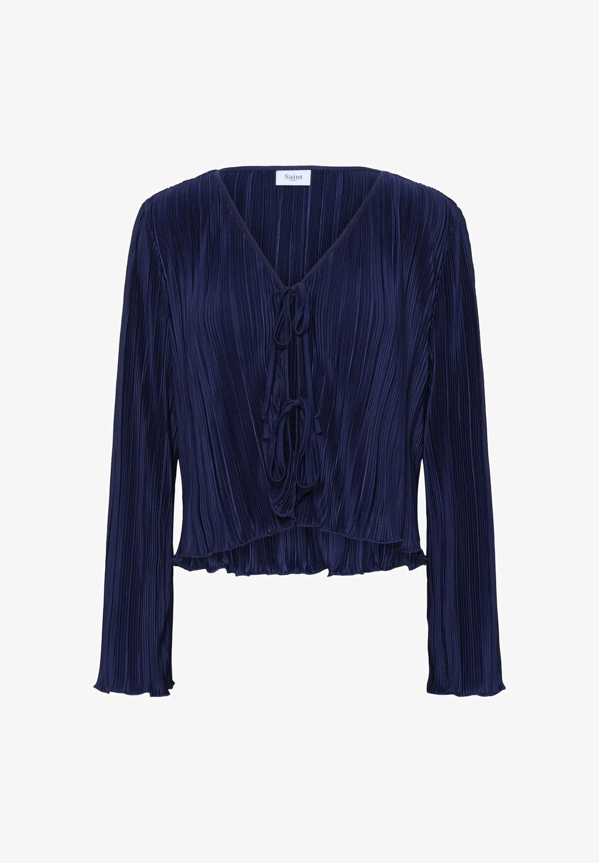 Saint Tropez ZUNISZ TIE rakott blúz – Eclipse
