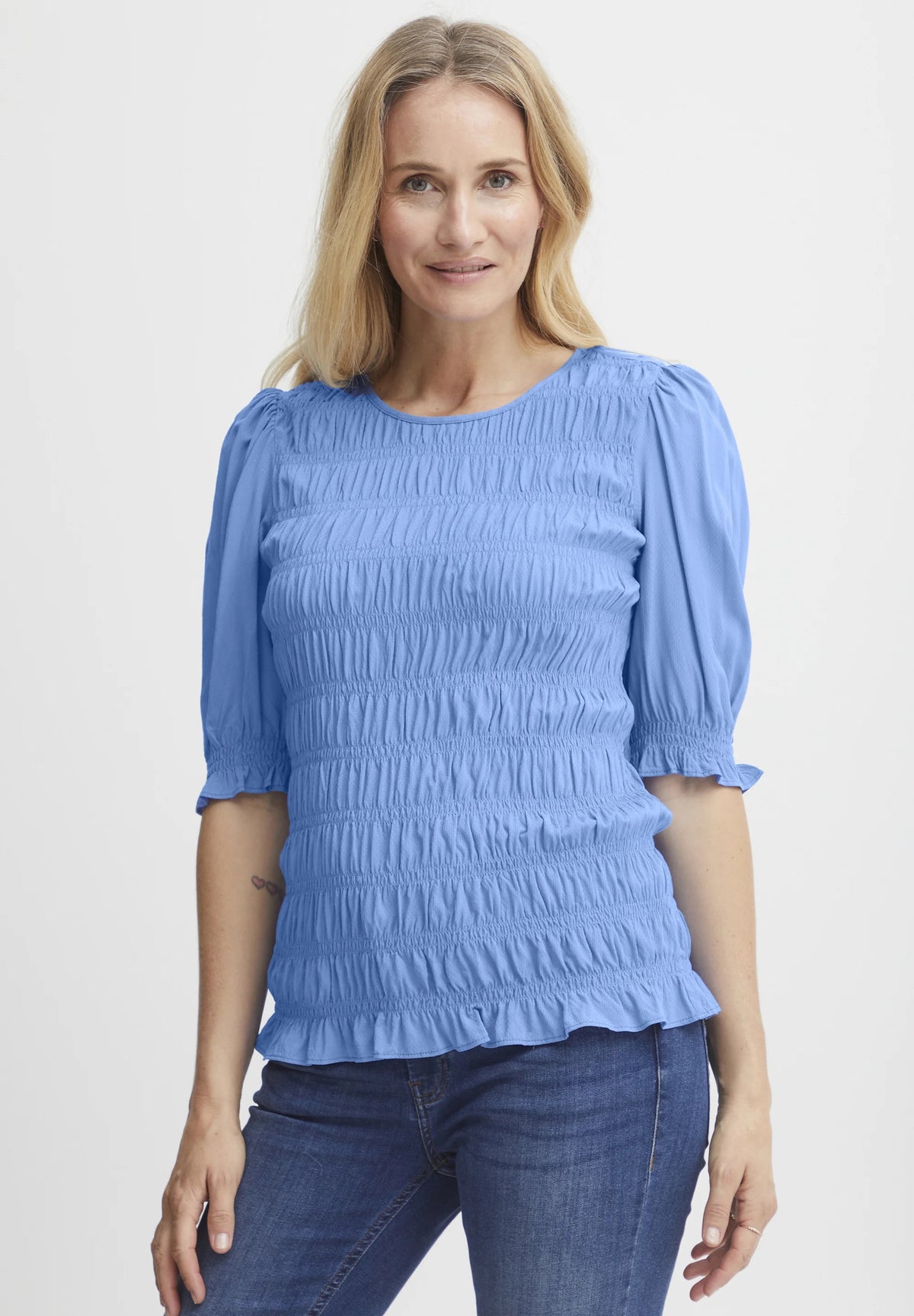 Fransa FRMALU Blouse – Ultramarine Blue