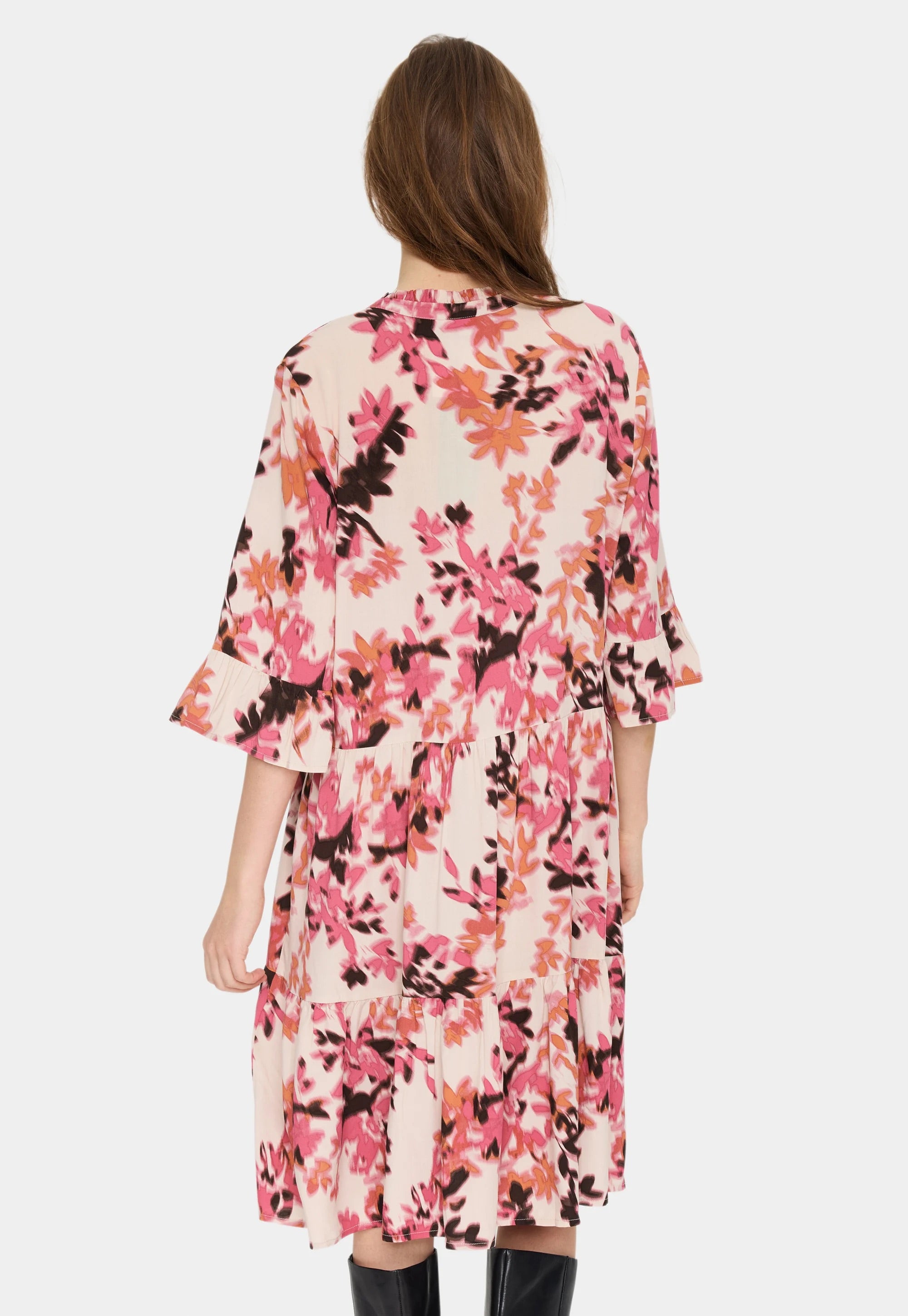 Saint Tropez Tiered Day Dress – Grey Chateau Blooms