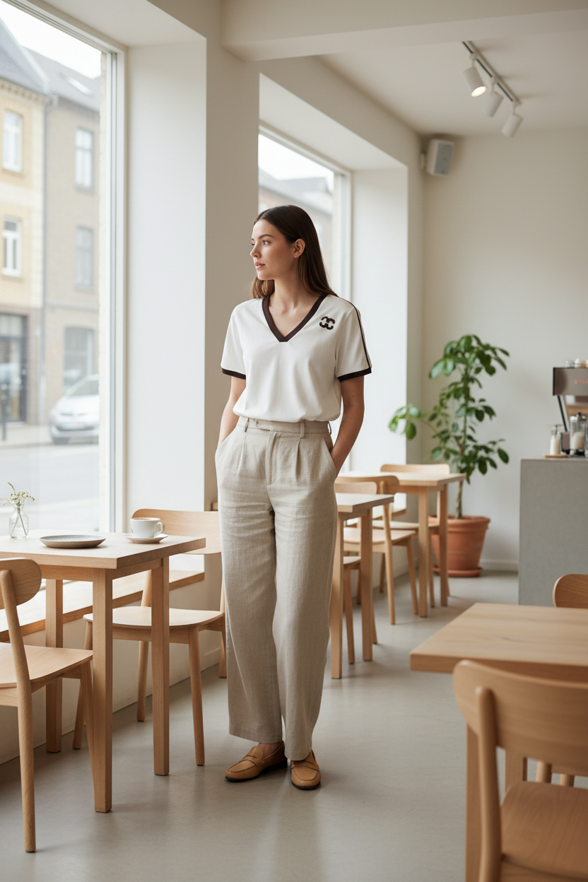 Edge CC V-Tee – Kávézó