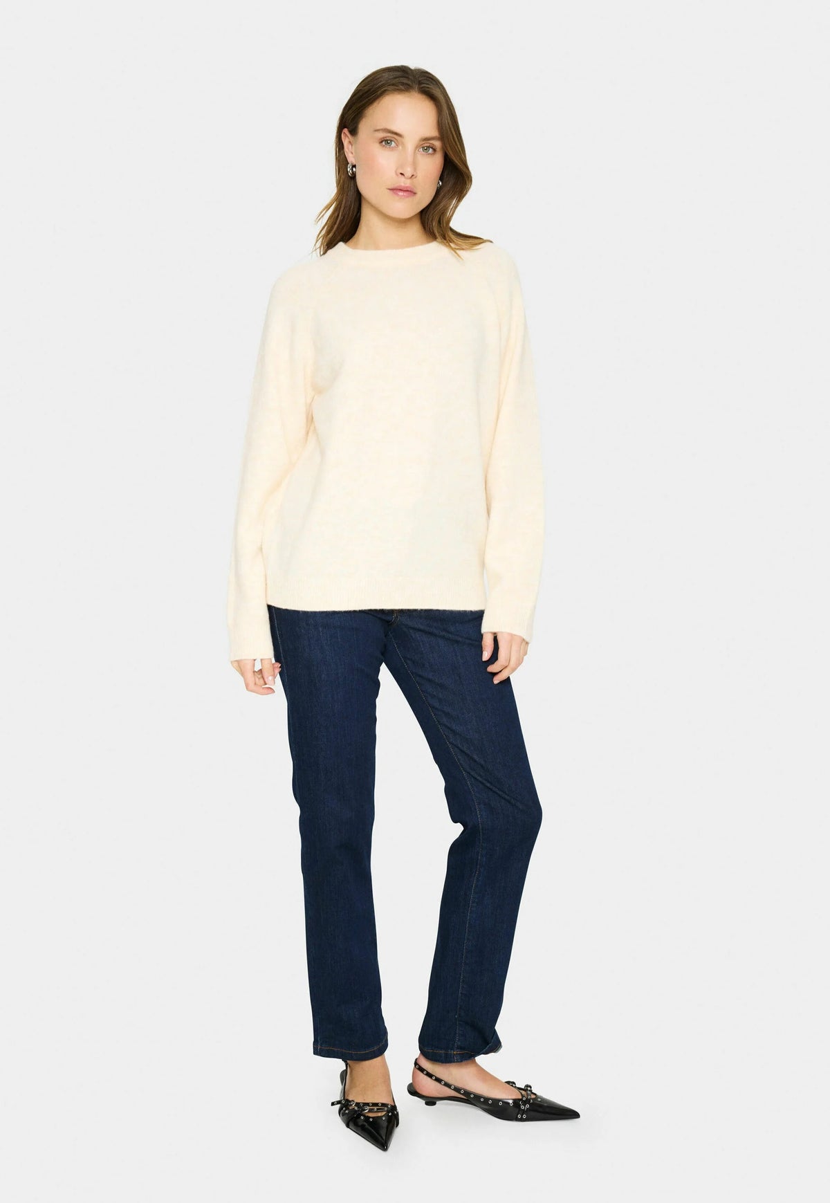 Saint Tropez GARBIESZ Jumper – Seedpearl