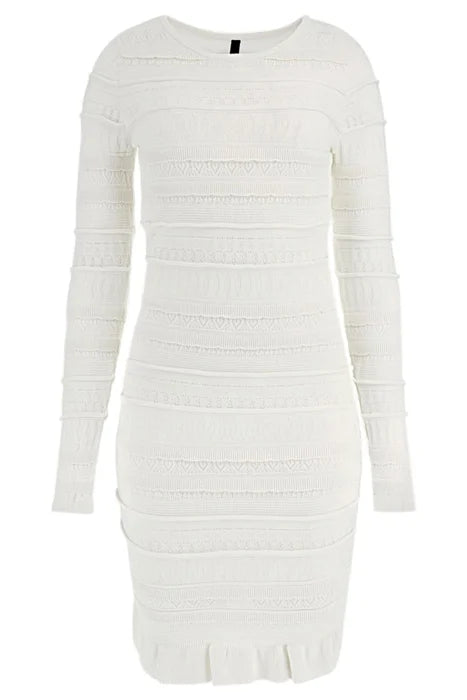 Marciano by Guess Beth Sweater Dress - Pale Pearl, women's fashion, premium knitted dress for elegant style.