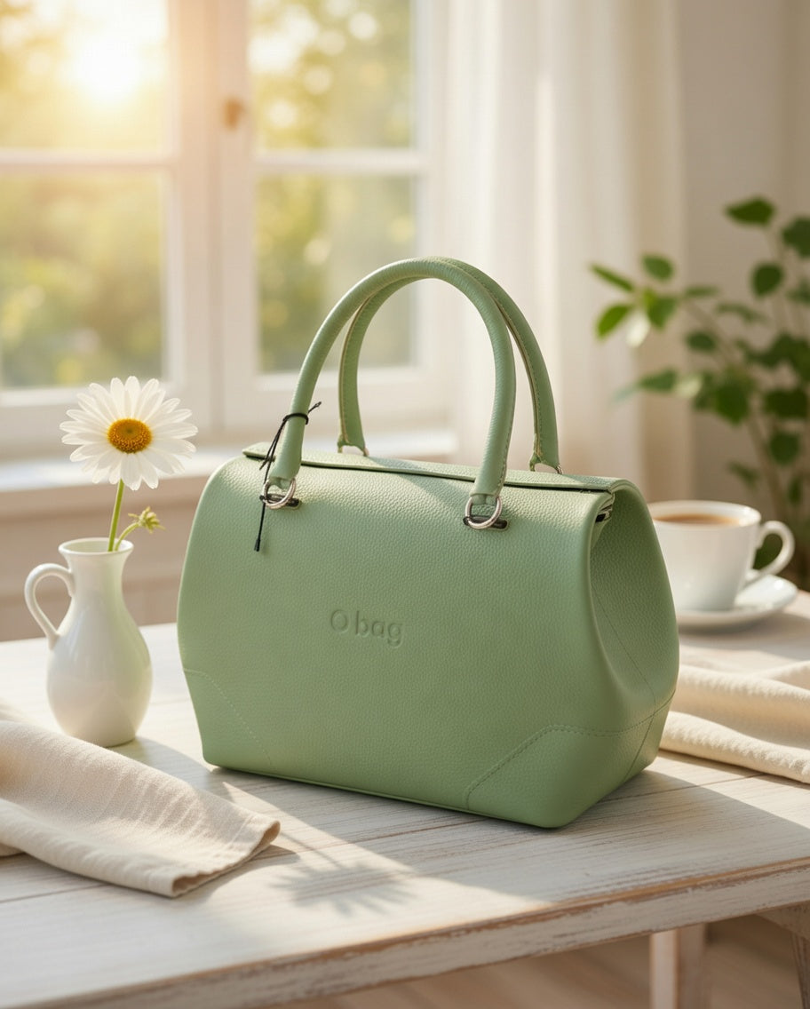 O bag Composta kézitáska – zsályazöld