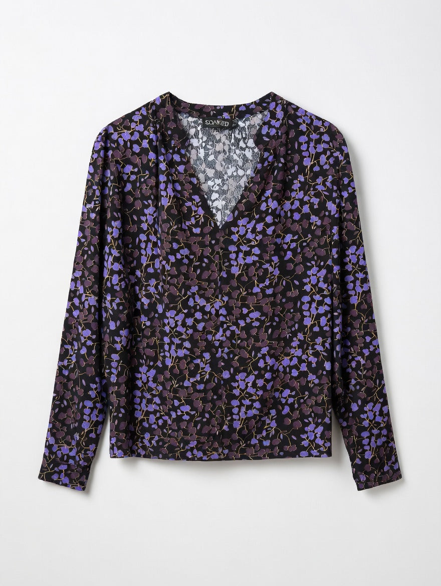 SOAKED in Luxury SLKenna Floral Blouse