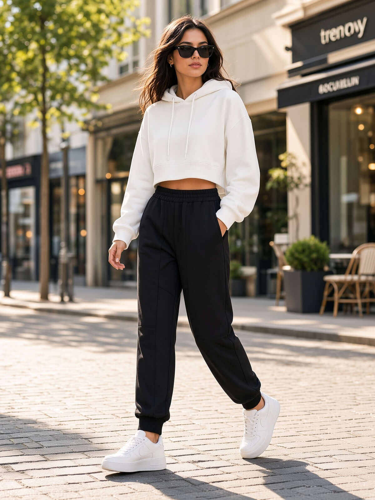Co'couture Almira CC hosszú nadrág – fekete