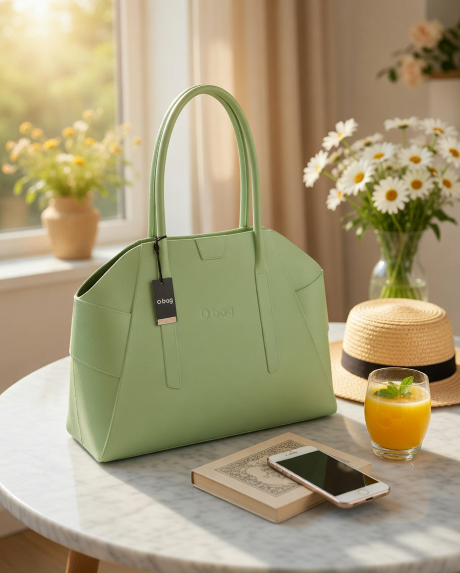 O bag Unique kézitáska – zsályazöld