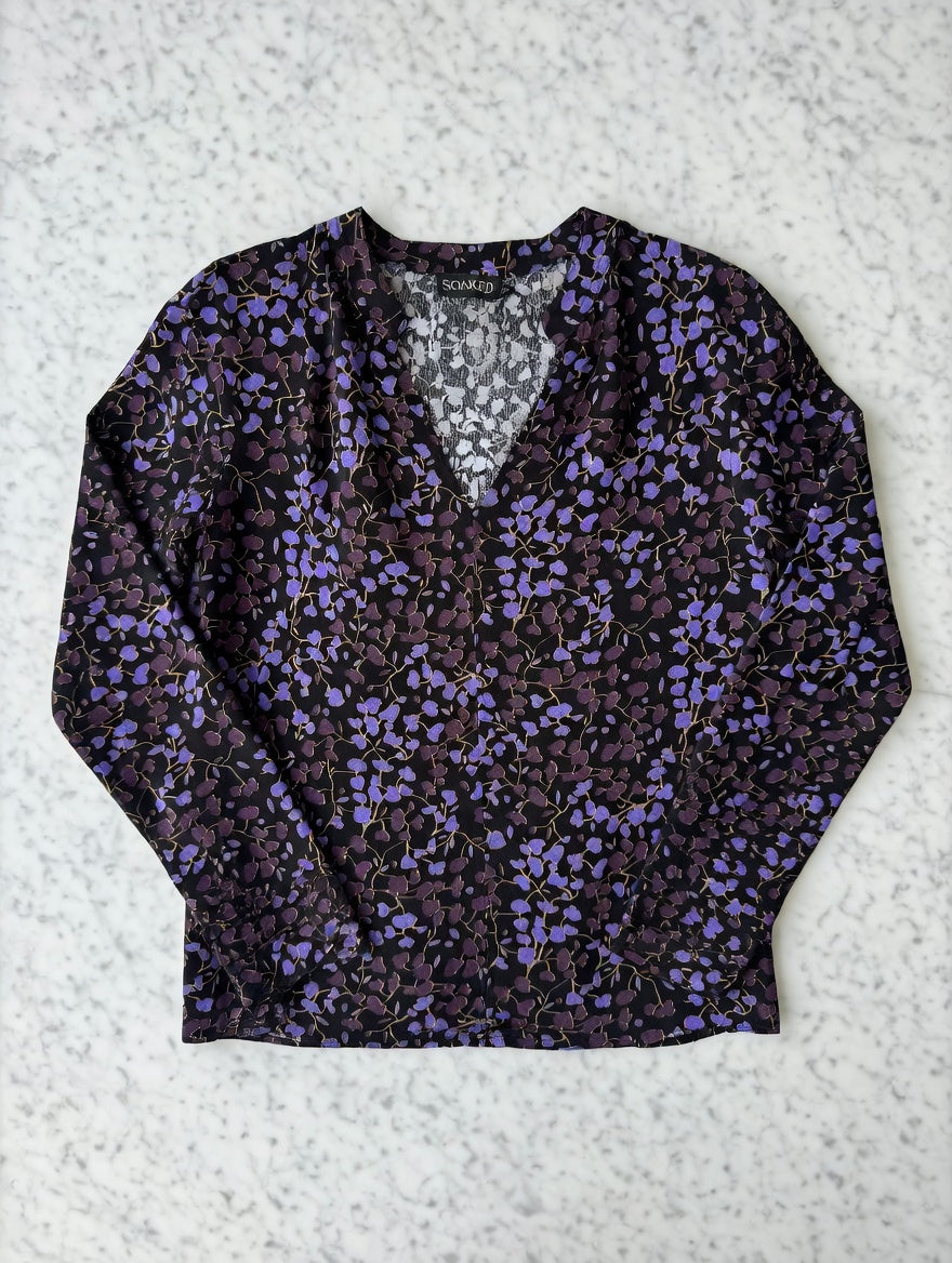 SOAKED in Luxury SLKenna Floral Blouse
