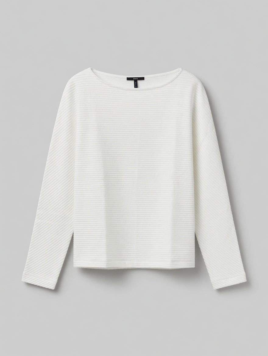 Zero Jersey Sweater – Cream White