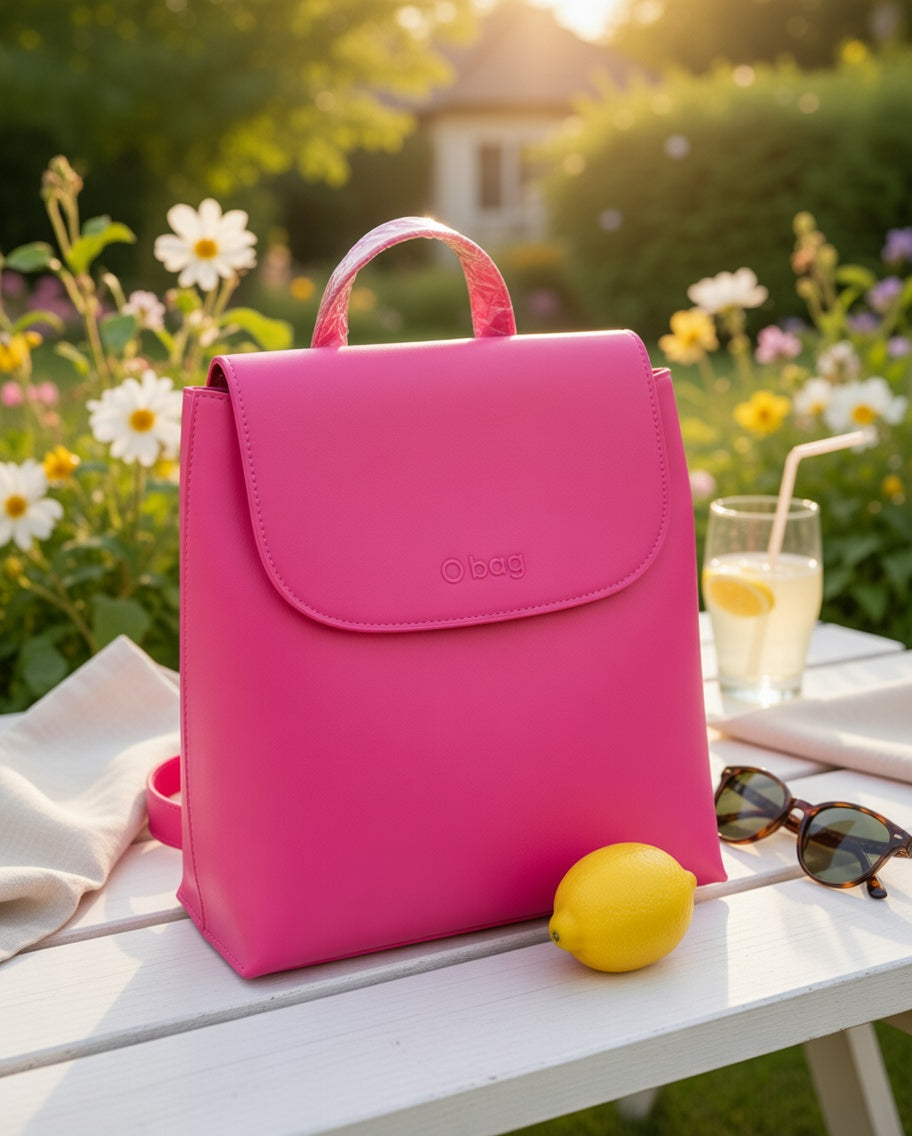 O bag Backpack – Fuchsia Pink