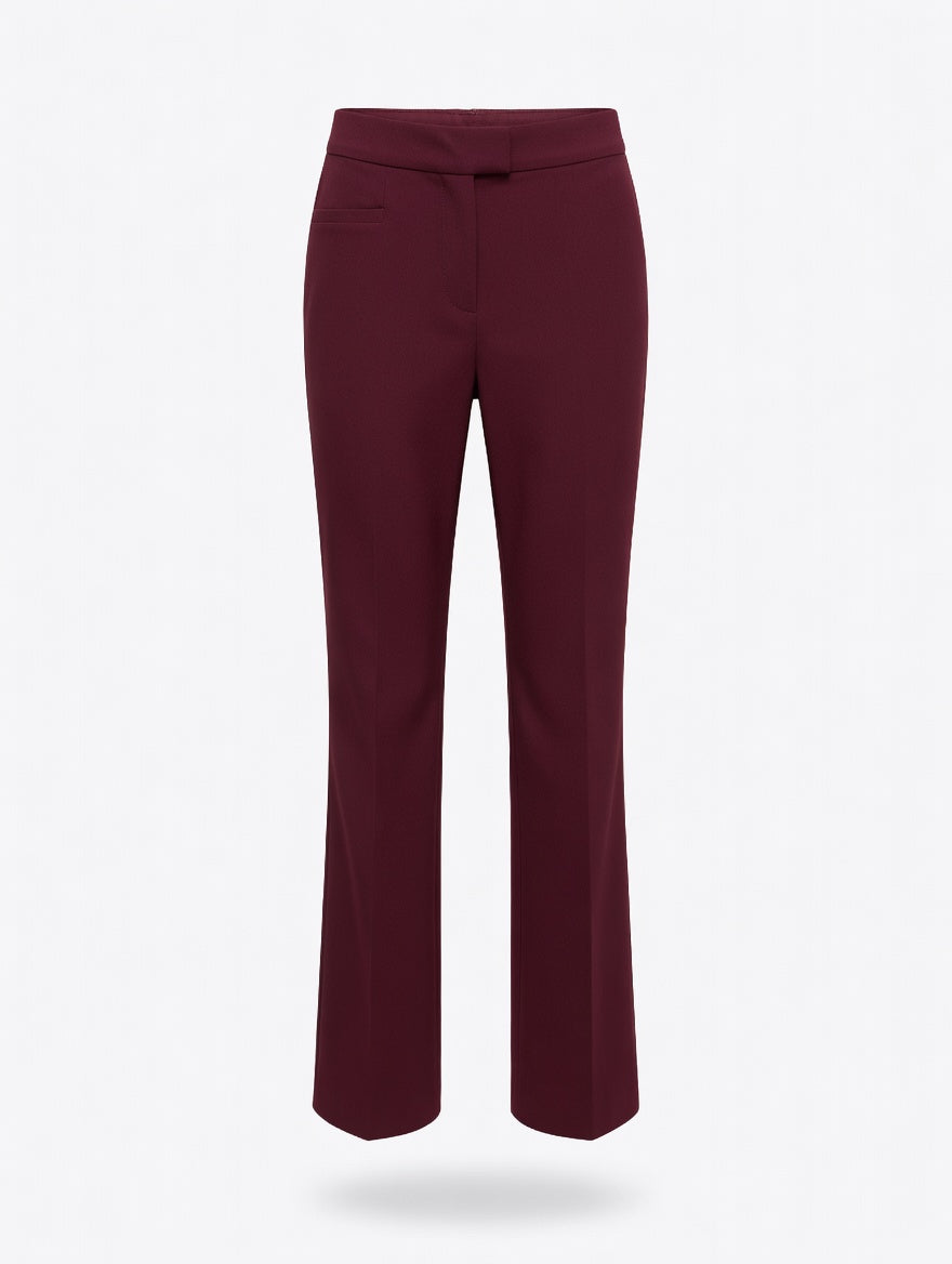 Part Two Pontal Flared Trousers – Burgundy