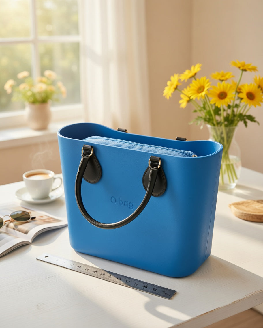 O bag Mini kézitáska – kék-fekete