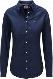 Tommy Jeans Ladies Oxford Shirt Navy