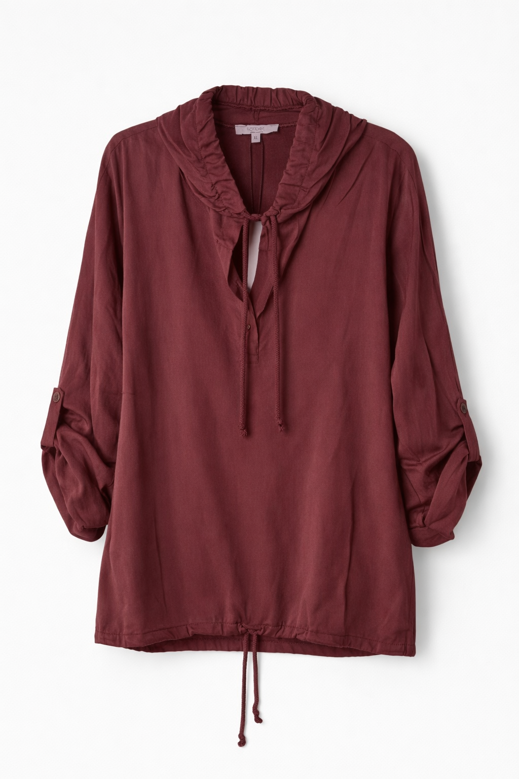 Sorbet SBHOODIE Hooded Shirt – Burgundy