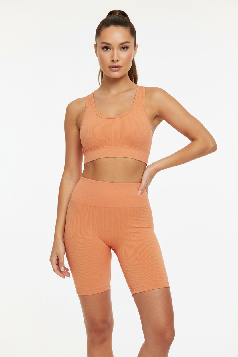 The Jogg Concept Sahana kerékpáros fazonú rövidnadrág – Muskmelon