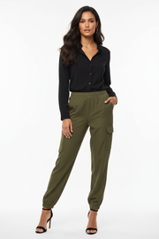 Fransa Fxcargo Cargo Jogger Trousers – Olive Green