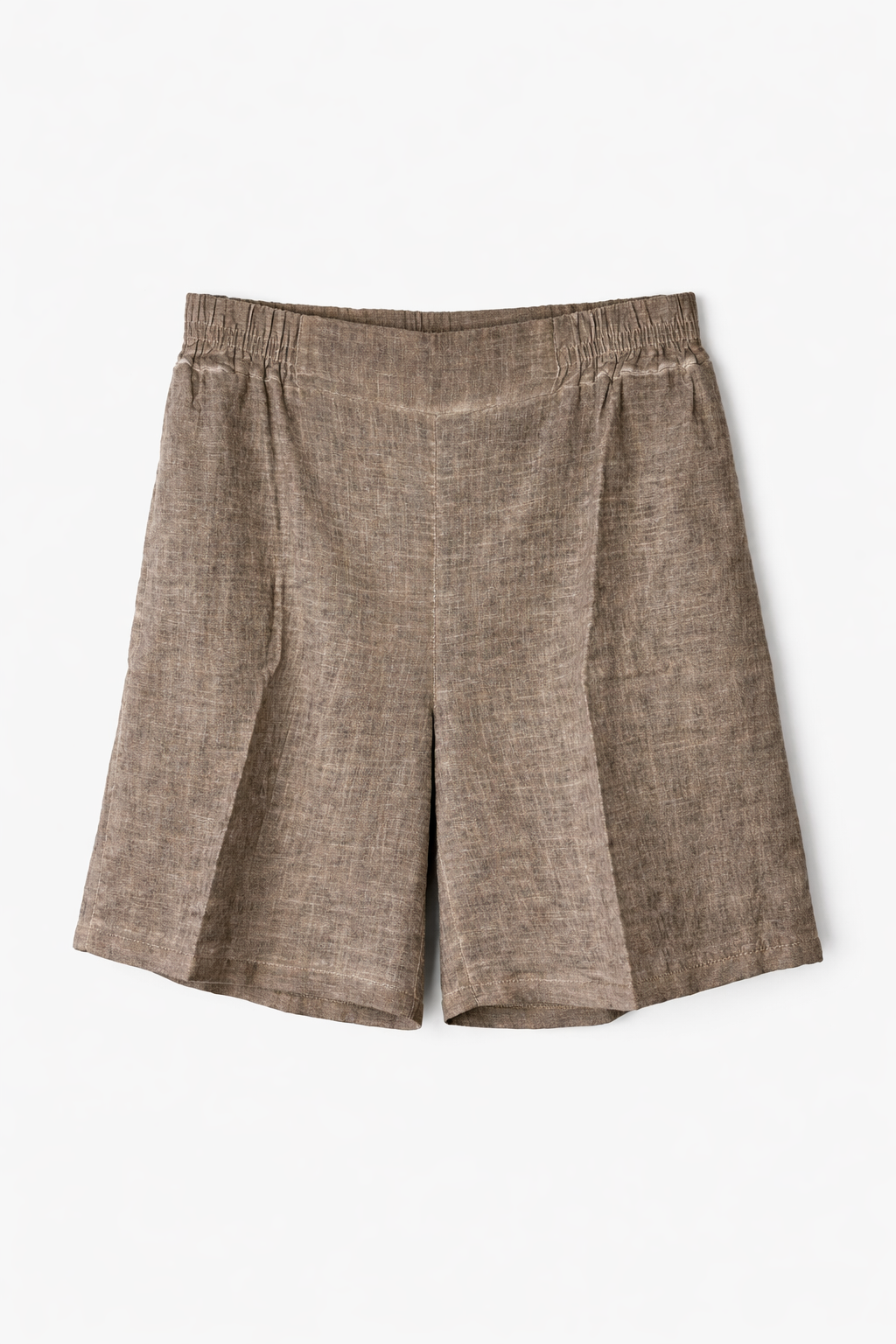 Sorbet SBLIAMO Linen Bermuda Shorts – Taupe