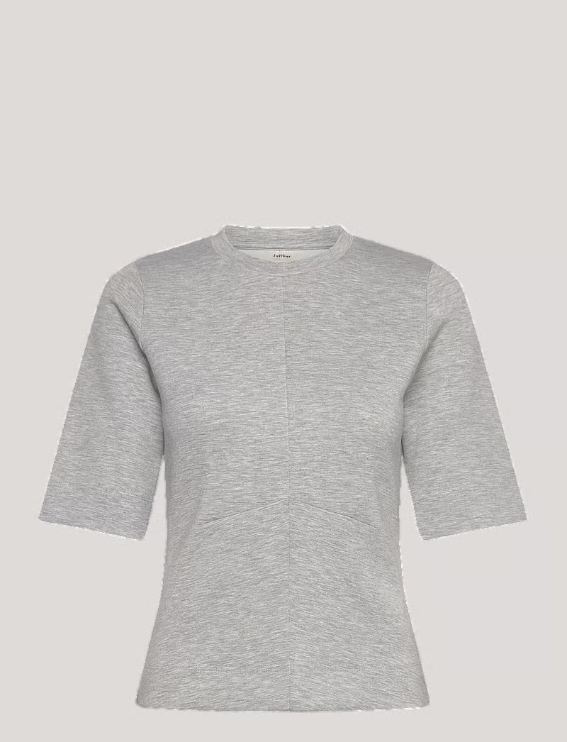 InWear Cocentiw melírozott póló – világosszürke