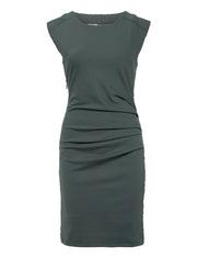 Kaffe KAindia Ruched Bodycon Dress – Balsam Green