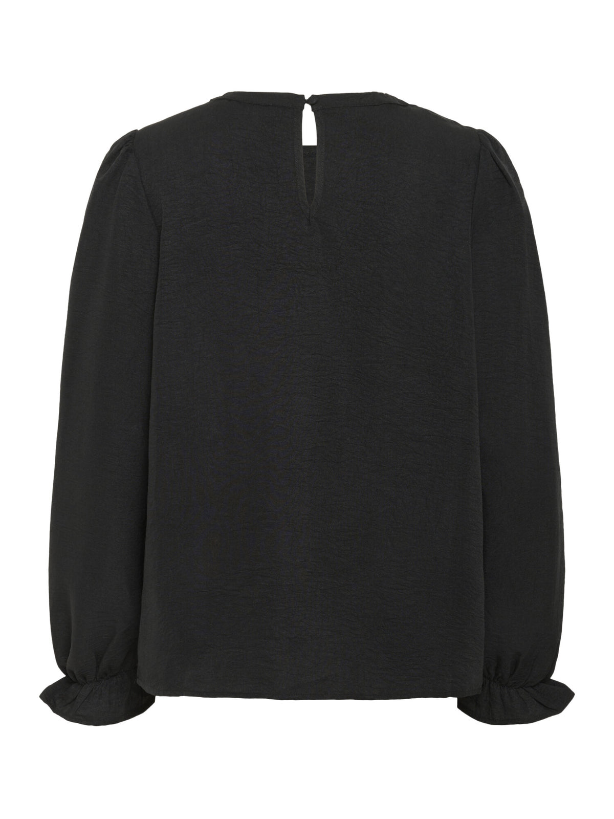 Kaffe KAnita Puff-Shoulder Blouse – Black