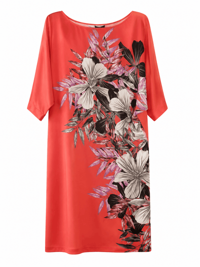 Marciano by Guess Floral Print Shift Dress – Coral