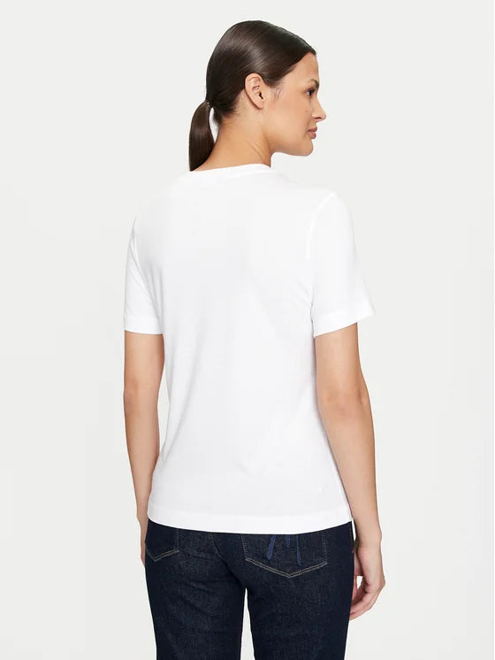 Marciano Guess T-Shirt Olivia White Regular Fit, women's fashion, minimalist style, designer clothing, premium brands.