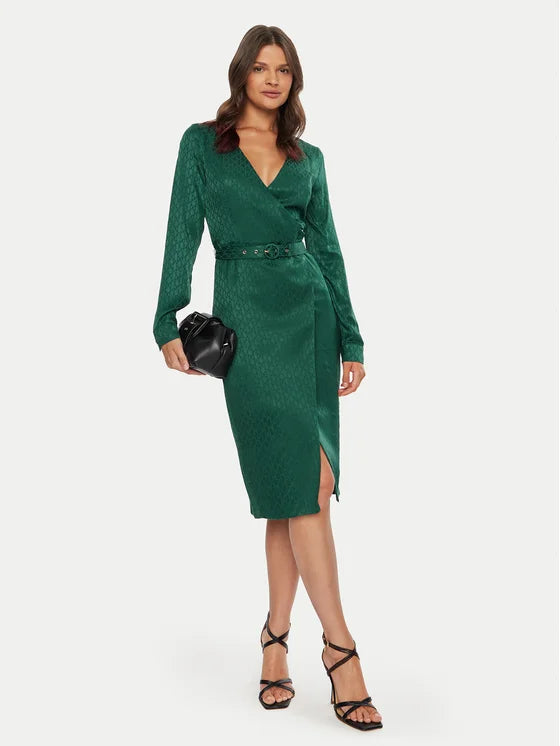 Marciano by Guess Amalia Dress - Green, elegant women's fashion dress, perfect for outlets and premium brands.
