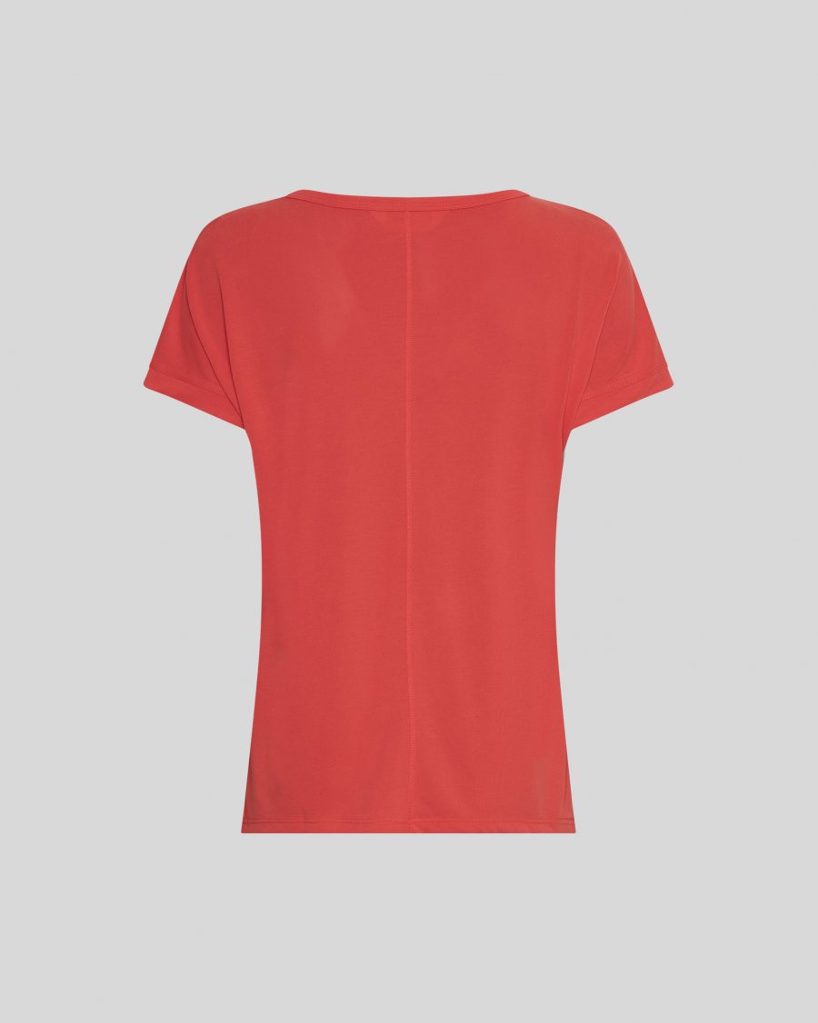 MSCH Fenya Modal T-Shirt – Flame Scarlet