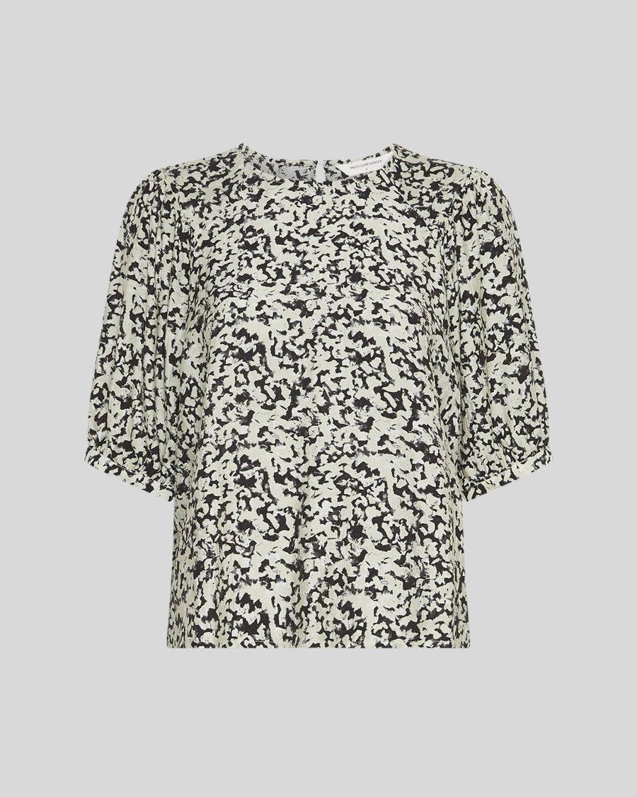 MSCH Jusia Printed Elbow-Sleeve Top
