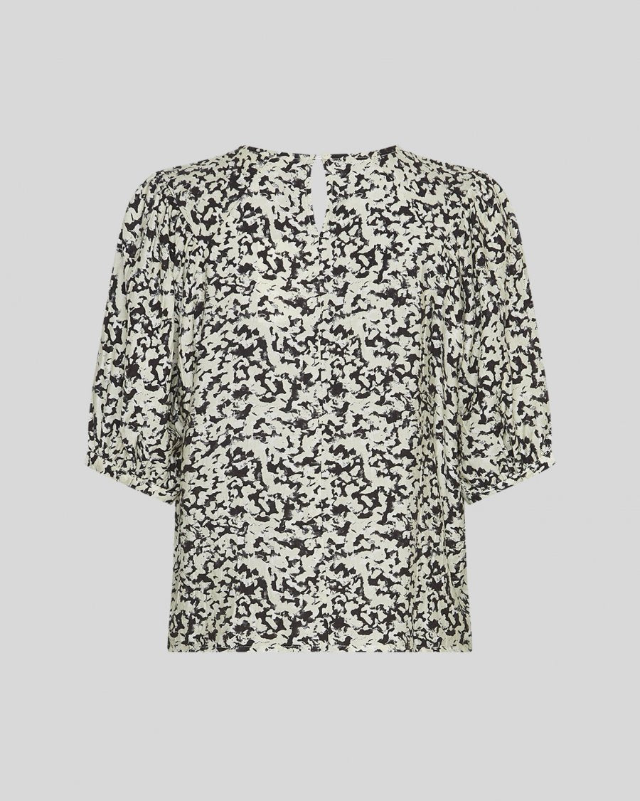 MSCH Jusia Printed Elbow-Sleeve Top