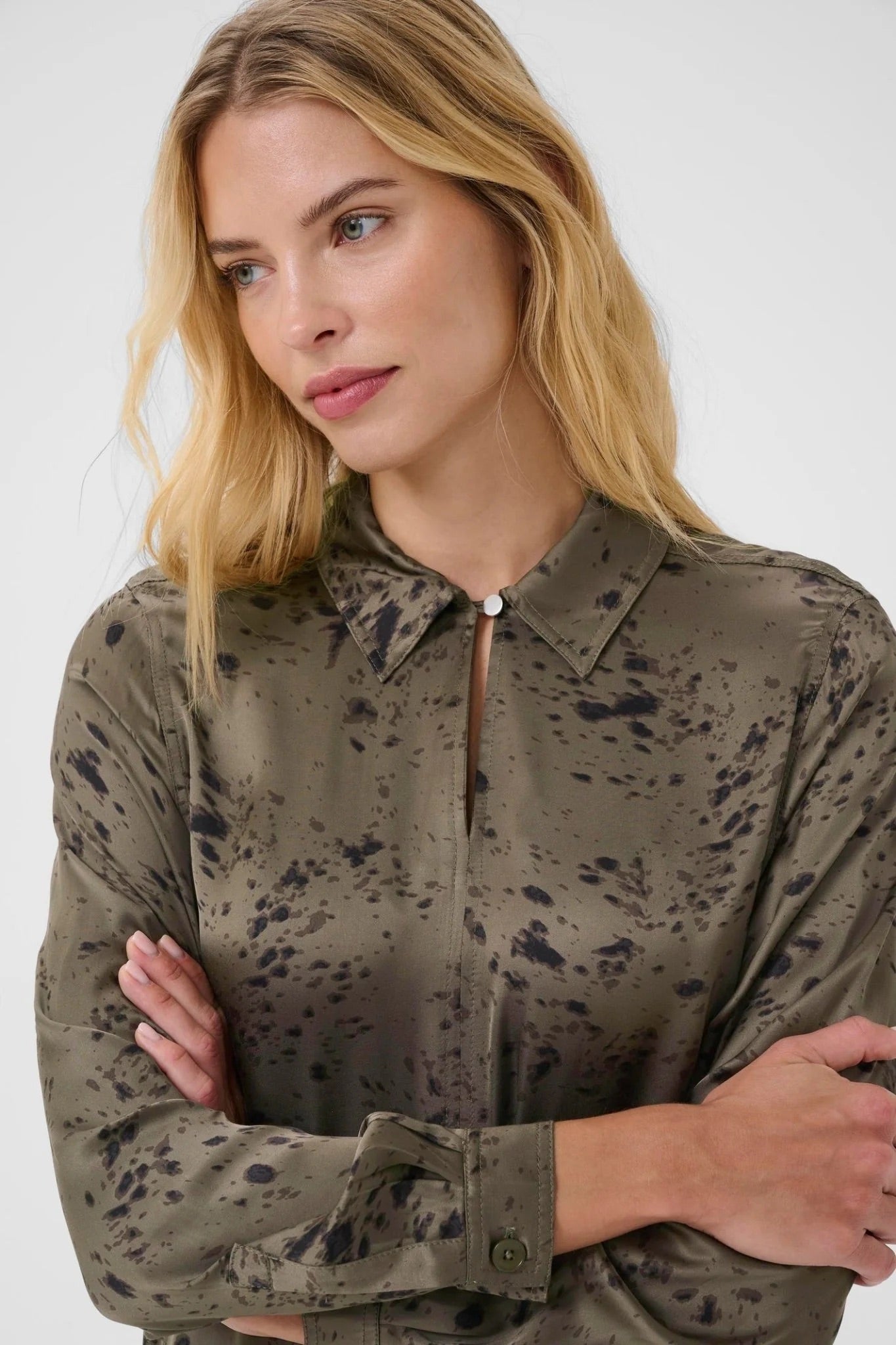 Part Two ShilohPW Dress – Tarmac Scattered Texture Print