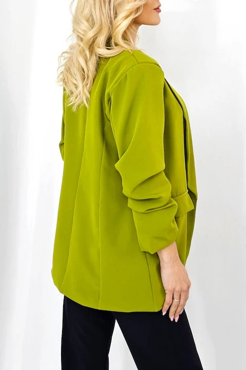 Sorbet Longline Blazer – Chartreuse Green