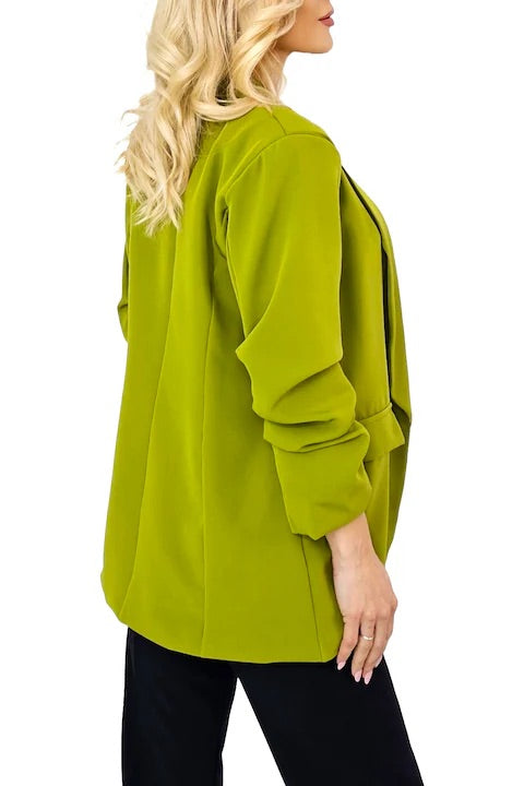 Sorbet Longline Blazer – Chartreuse Green