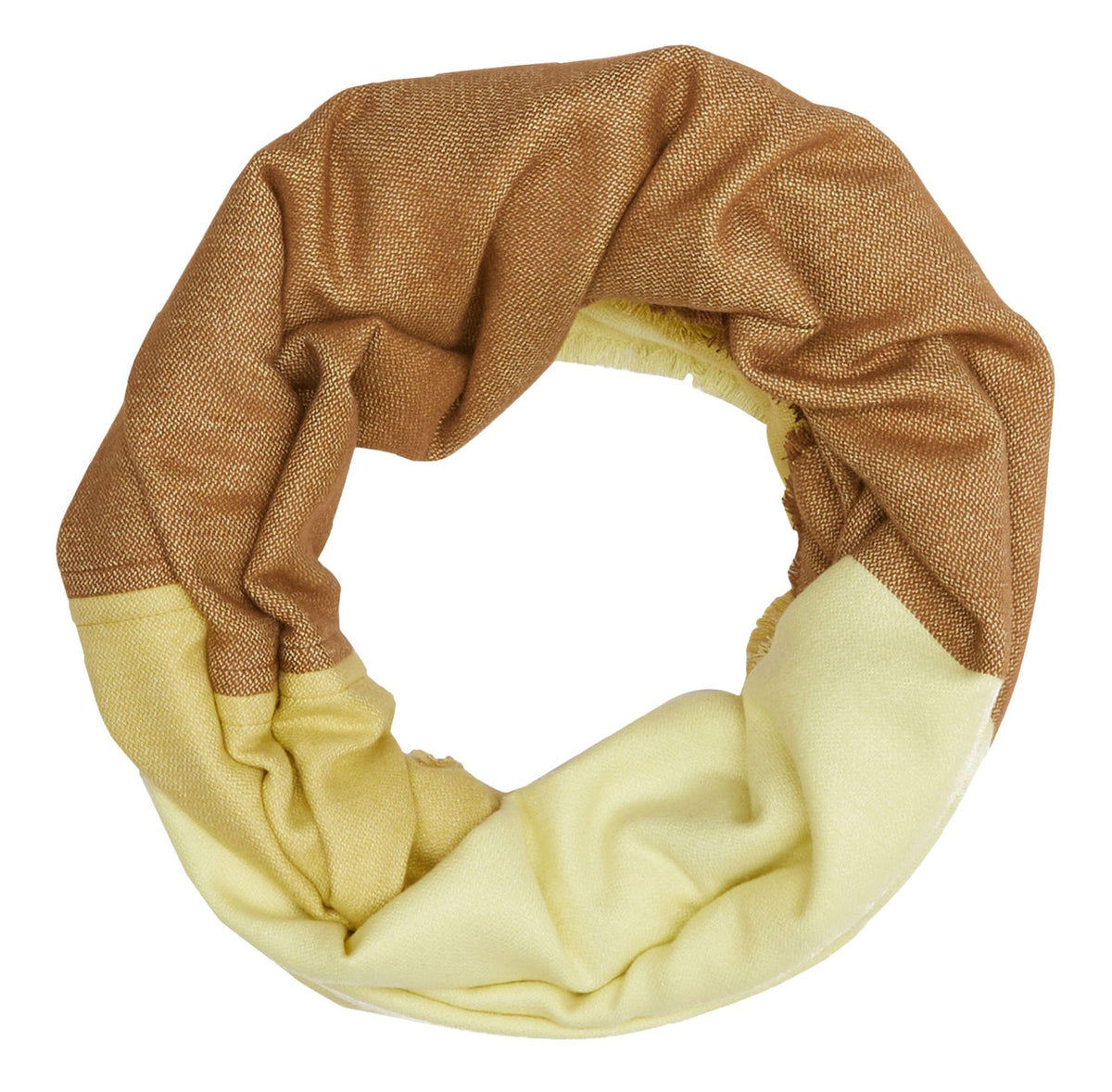 s.Oliver Modal-Blend Snood – Yellow & Brown
