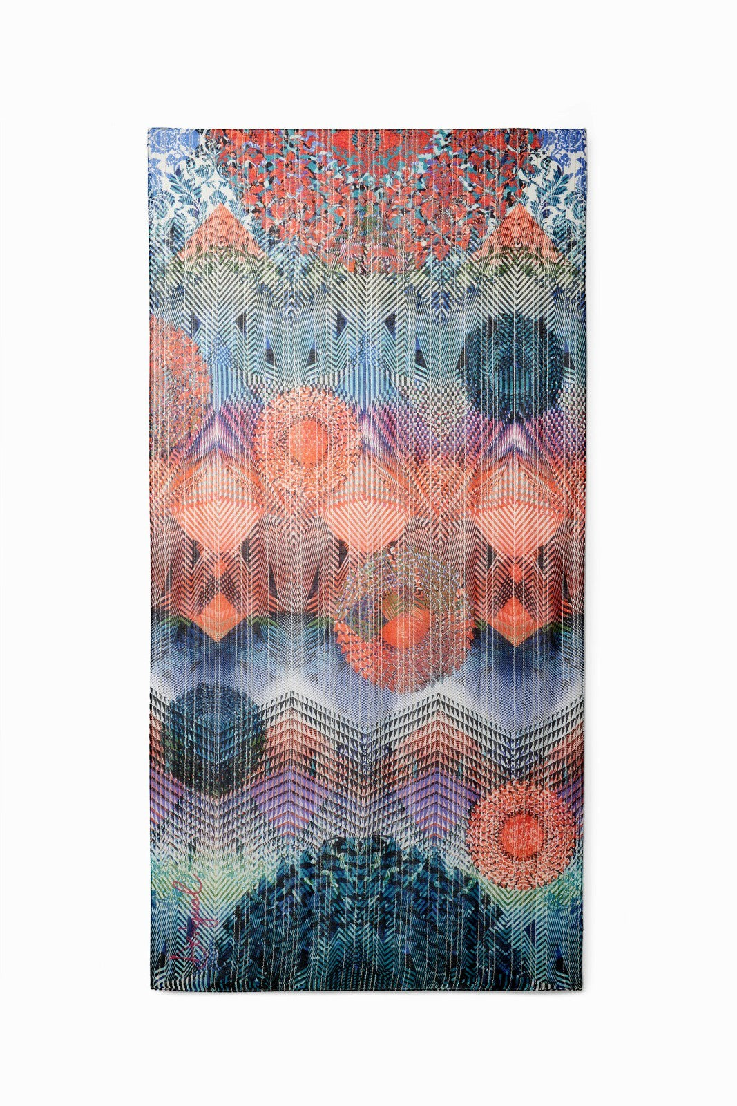 Desigual Exclusive Travel Design Two-Scarf Set