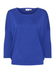 Saint Tropez MilaSZ R-Neck Jumper – Surf Blue