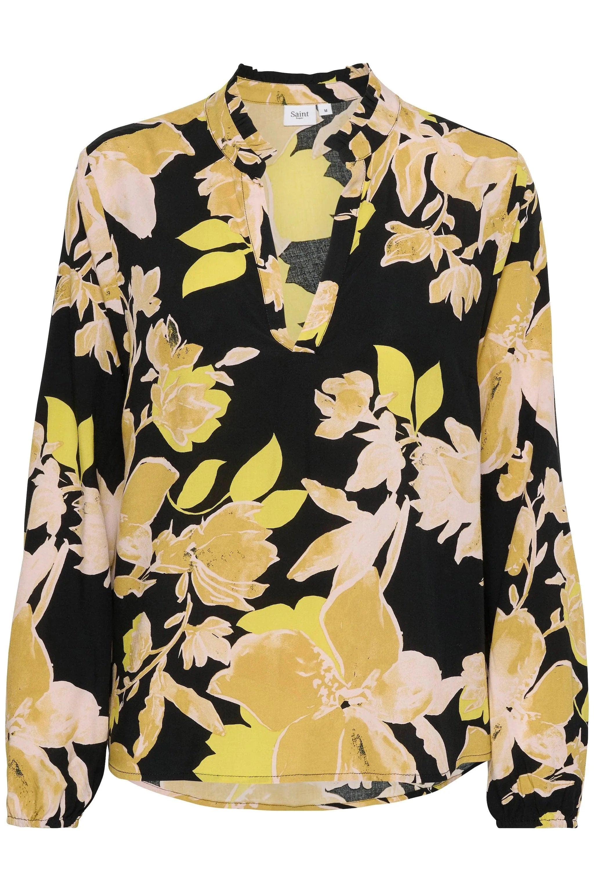Saint Tropez Eda virágmintás blúz – Black Burnished Florals
