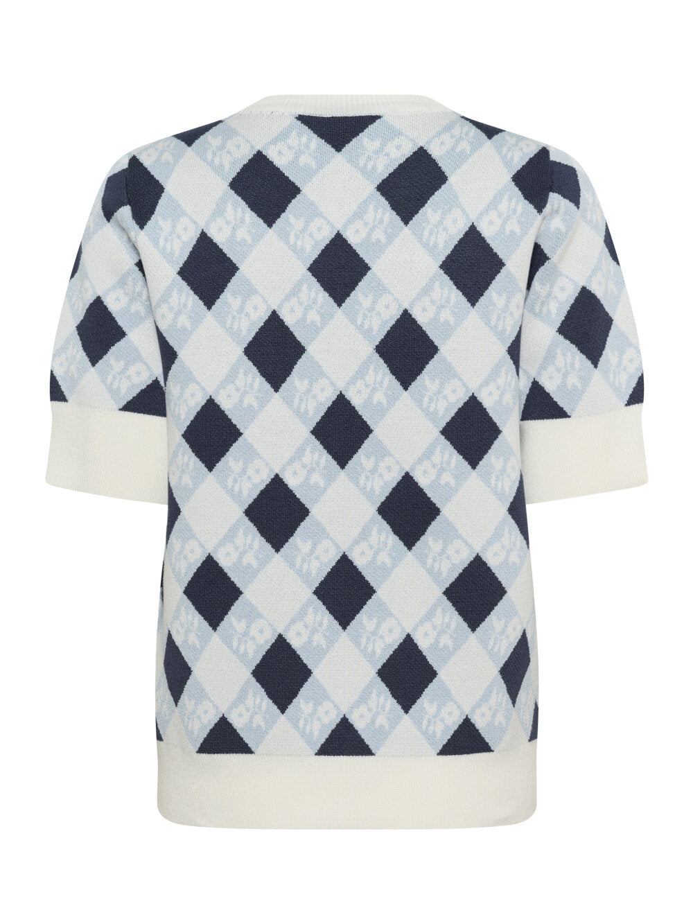 Saint Tropez MECHELLESZ Jumper – Cloud Naval Blue Argyle