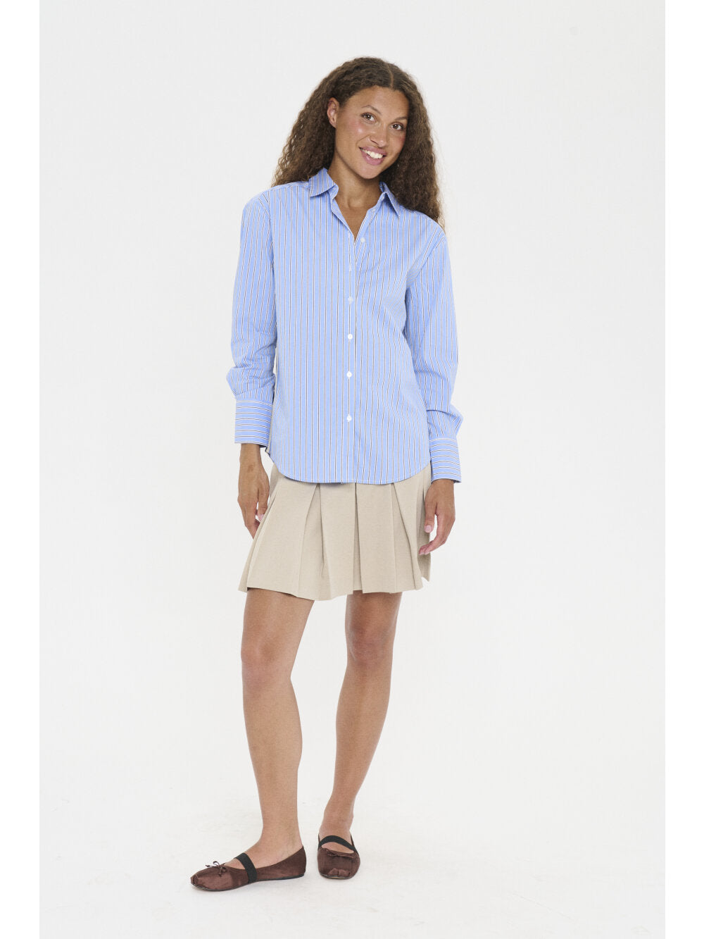 Saint Tropez MikelaSZ Shirt – Blue Stripe
