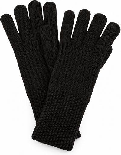 s.Oliver Women’s Knitted Gloves – Black