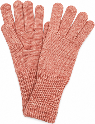 s.Oliver Women’s Knitted Gloves – Salmon Pink