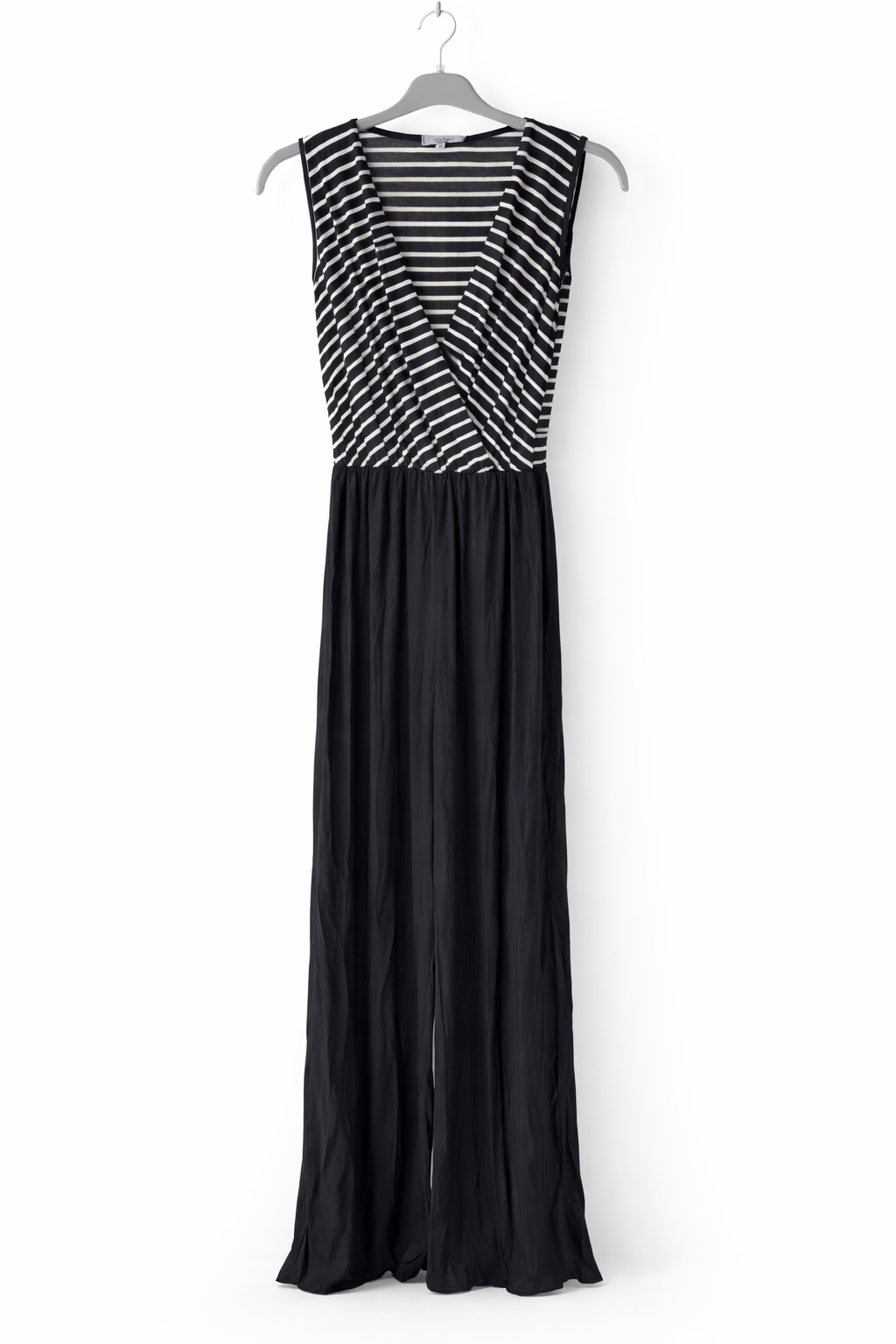 Sorbet SBAndrea Wide-Leg Jumpsuit – Navy Stripe