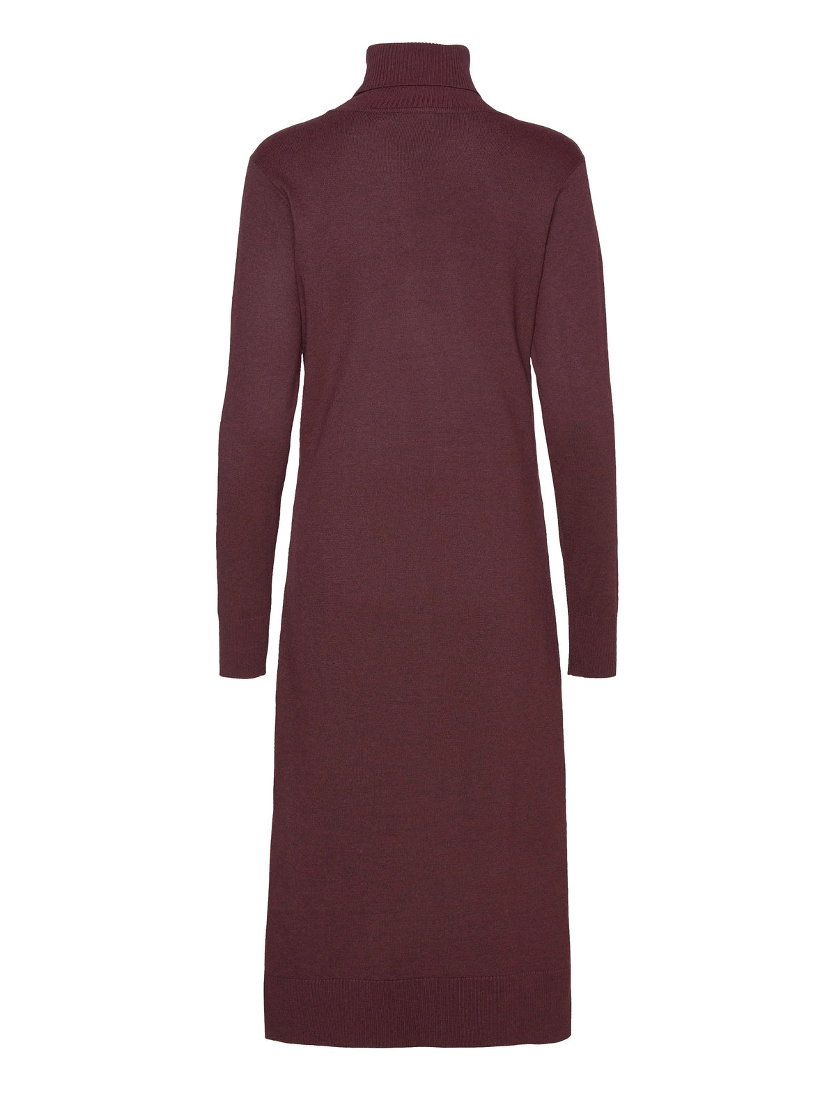 Saint Tropez MilaSZ Roll Neck Long Dress – Burgundy