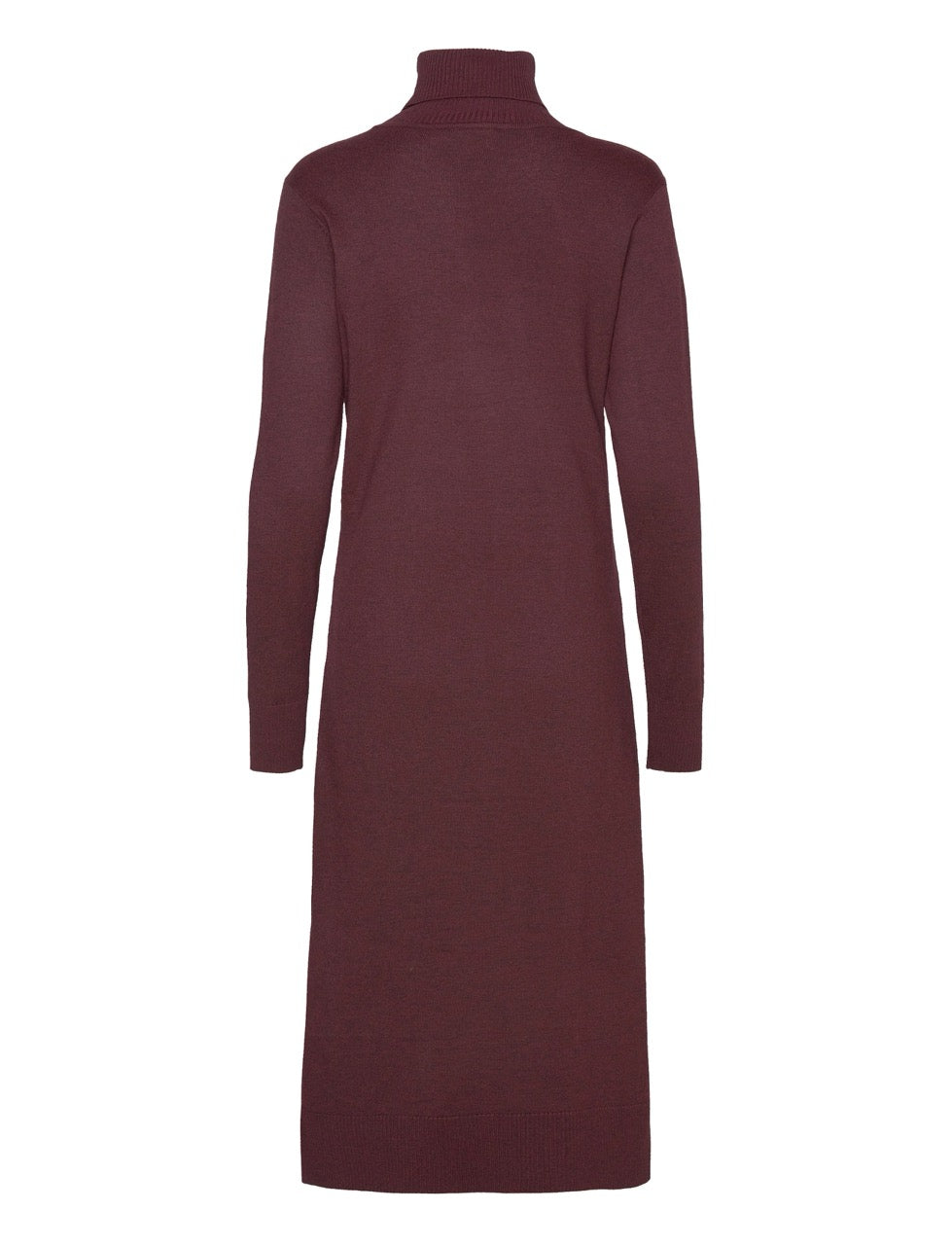Saint Tropez MilaSZ Roll Neck Long Dress – Burgundy