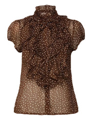 Saint Tropez LiljaSZ Crinkle Short-Sleeve Shirt